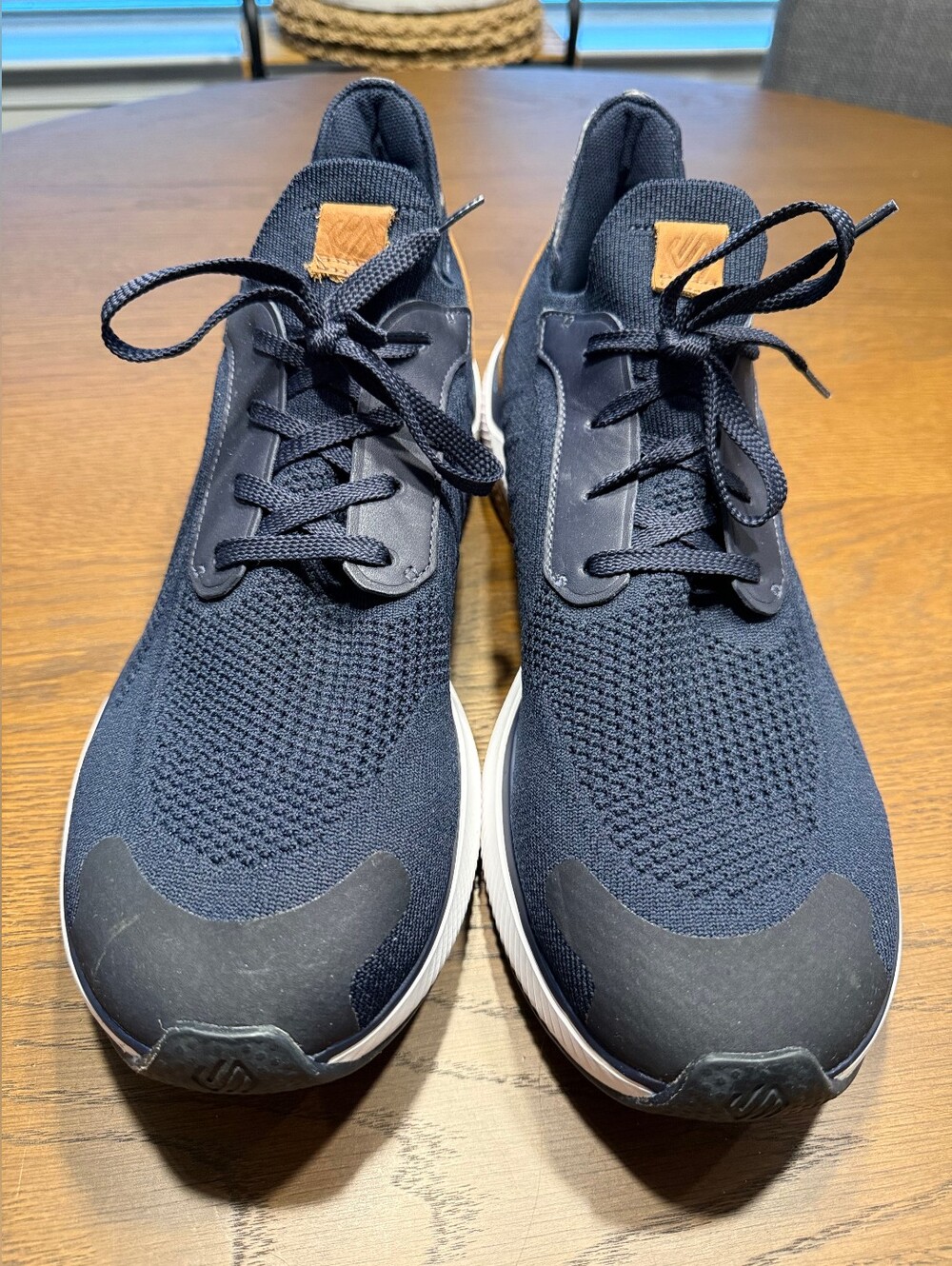 Johnston & Murphy Men's Miles Knit Navy Blue Sneakers Size 14 - Picture 2 of 10